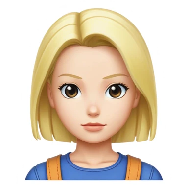 android 18 drragonball z sticker