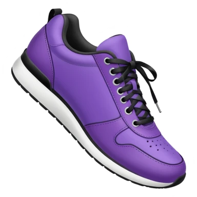 purple sneakers aerobic sticker