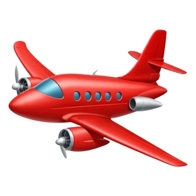 RED AEROPLANE sticker