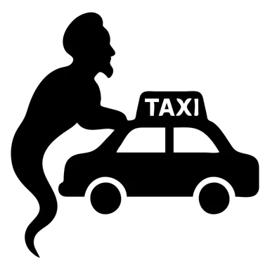 Djinn flying taxi sticker