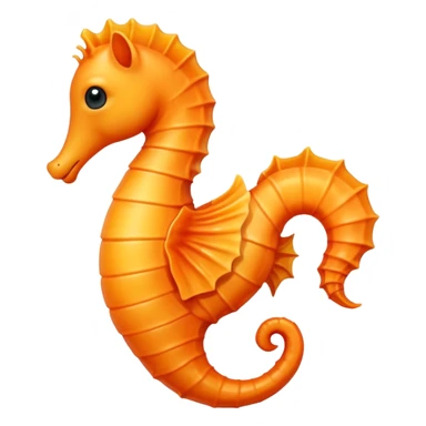 Create a seahorse emoji sticker