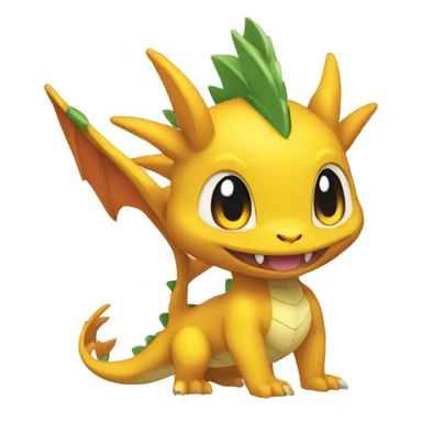Dracofeu Pokémon  sticker
