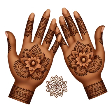 Henna hands  sticker