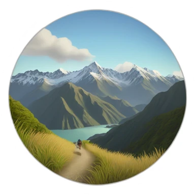 hike new zealand sticker