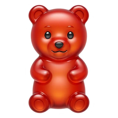 A gummy bear sticker
