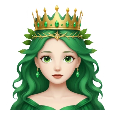 forest queen sticker
