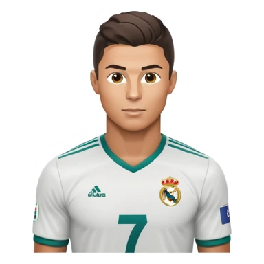 cristiano ronaldo football player sticker