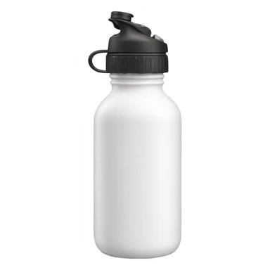 white waterbottle sticker