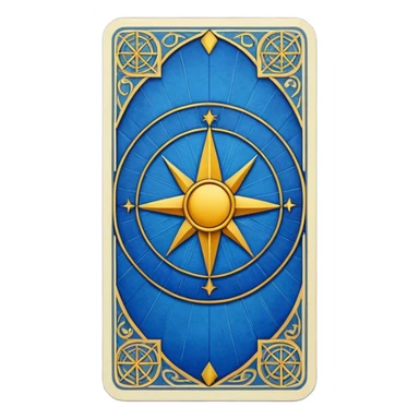 tarot cards back side sticker