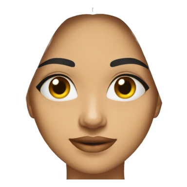 Mujer morena, media melena sticker