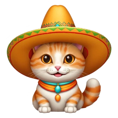 gato con sombrero  sticker