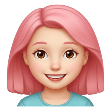 beautiful little girl sticker