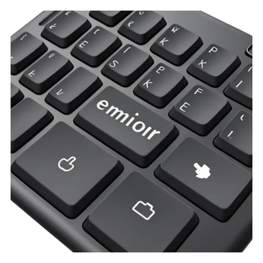 keyboard with highlighted Enter key sticker