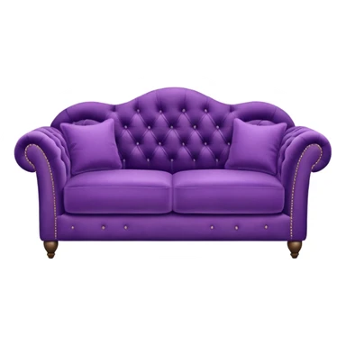 sofa purple sticker