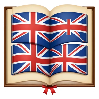 British flag book sticker