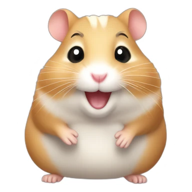 Hamster avec un sourire sticker