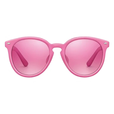 pink sunglasses, fashionable pink frame sunglasses with pink lenses sticker