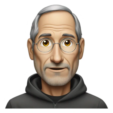 homeless steve jobs sticker