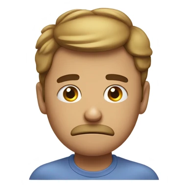 Emoji that is annoyed sticker