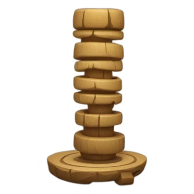 Spinning totem sticker