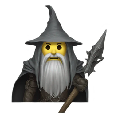 The witch king from the lord of the rings movies sticker