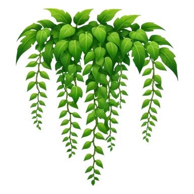  hanging jungle vines sticker