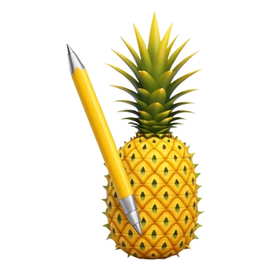 Pineapple Pen sticker