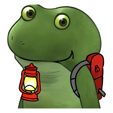 tent flipped upside down sticker