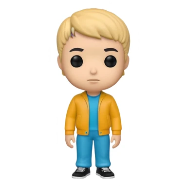 Fanko Pop Figure boy sticker