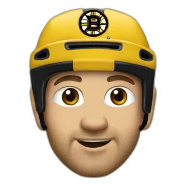 Boston Bruins hockey sticker