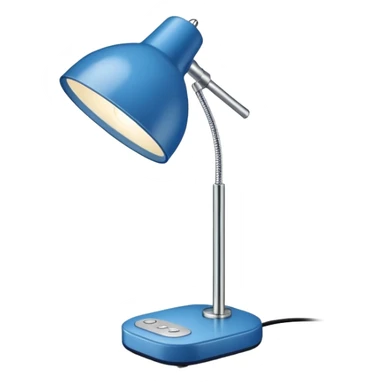 blue table lamp  sticker