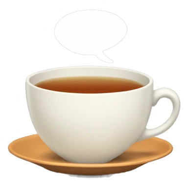 A cup of tea with the words we yapping in it sticker