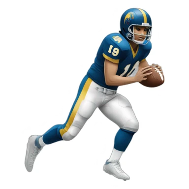 Elvis Presley as a football player sticker