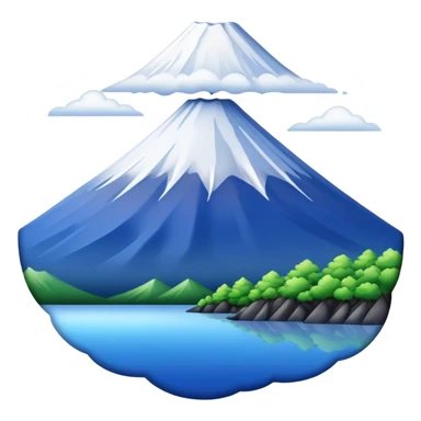 mount fuji, no frame sticker