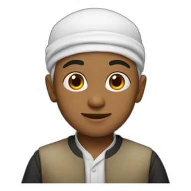 muslim boy sticker