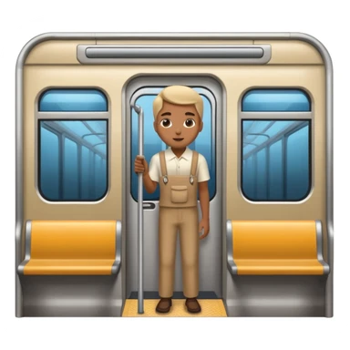 Rider holding grab bar,Metro Riders, inside metro train, no transparent, with background,full image , negative transparent. sticker