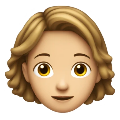 Girls head on boy’s shoulder sticker