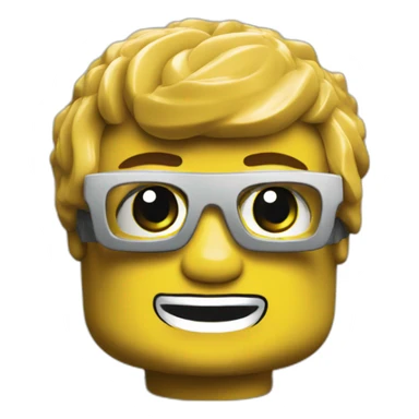 Lego figure sticker