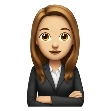 white-girl-with-long-brown-hair-lawyer sticker