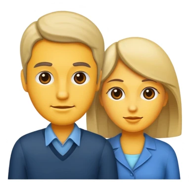 a man and a woman sticker