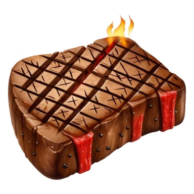 bistec de carne como el de tom y jerry sticker