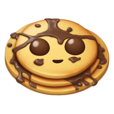Soggy pancake with choco  sticker