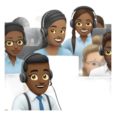 call center and add capion, Thanks for choosing QMC sticker