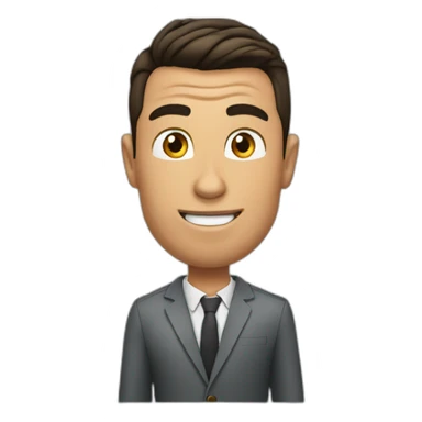 Cristiano ronaldo talking yes sticker