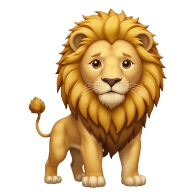 in lion family, only Father., full body sticker