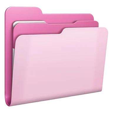 mix pink and white folder sticker