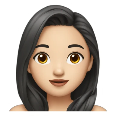 Cute-Asian-model sticker