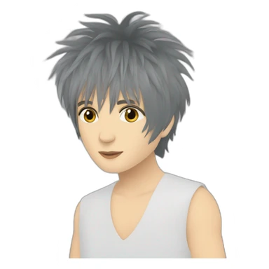 Nicola sirkis indochine cheveux gris  sticker