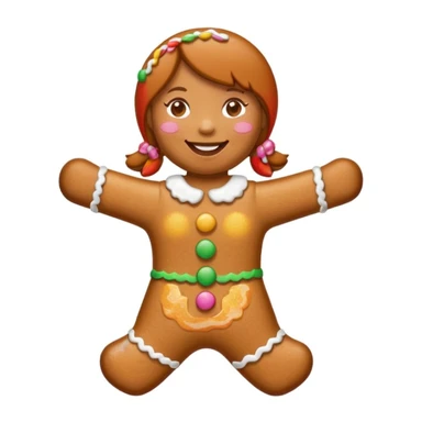 Gingerbread woman sticker