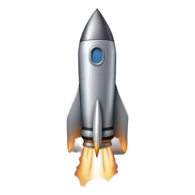 rocket coming out of the smoke sticker